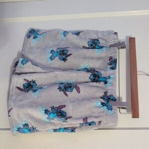 Disney Gray and Blue Stitch Pajama Shorts